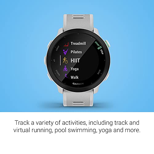 Garmin Forerunner 55 Blanco/42mm Smartwatch Running/GPS/Monitor De Heart Rate