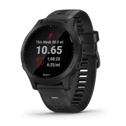 Garmin Forerunner 945, Premium GPS Running/Triathlon Smartwatch with Music, Black - 010-02063-00