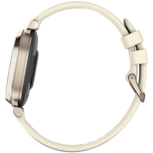 Garmin 010-02839-00 Lily 2 Smartwatch Cream Gold with Coconut Silicone Band Bundle with 2 YR CPS Enhanced Protection Pack