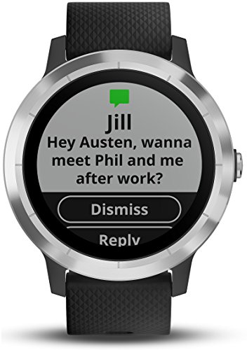 Smartwatch GARMIN Vivoactive 3 1,2" GPS Waterproof 5 ATM Glonass Black Stainless Steel