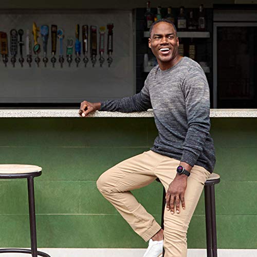 Garmin [ Renewed Venu, GPS Smartwatch with All-day Health and Fitness Features, Built in Music Storage, Blue Granite (Renewed)