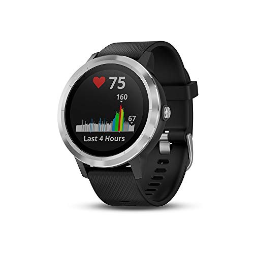 Smartwatch GARMIN Vivoactive 3 1,2in GPS Waterproof 5 ATM Glonass Black Stainless Steel (Renewed)