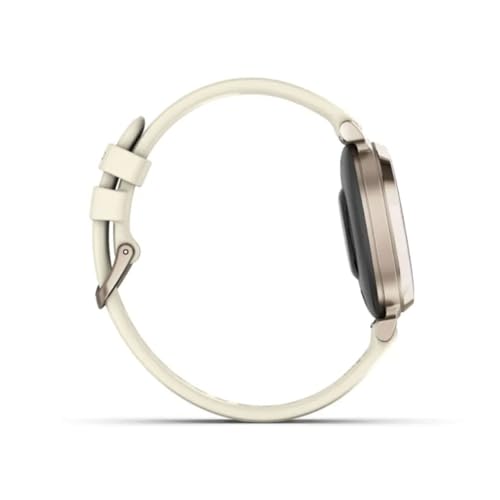 Garmin Lily 2, Small and Stylish Smartwatch, Hidden Display, Patterned Lens, Up to 5 Days Battery Life, Coconut
