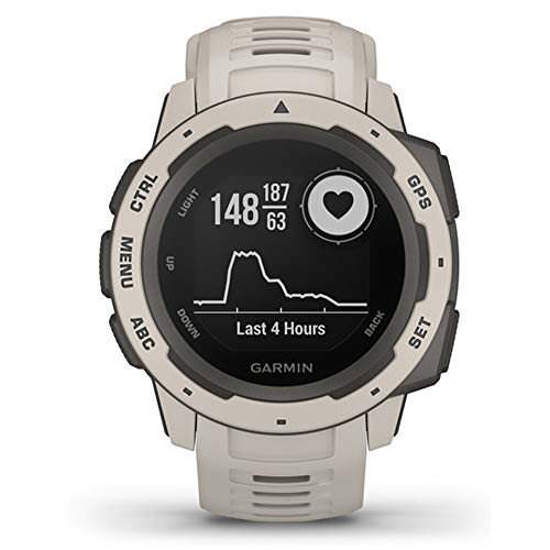 Garmin 010-02064-01 Instinct, Rugged Outdoor Watch with GPS, features Glonass and Galileo, Heart Rate Monitoring, 3-Axis Compass, Tundra