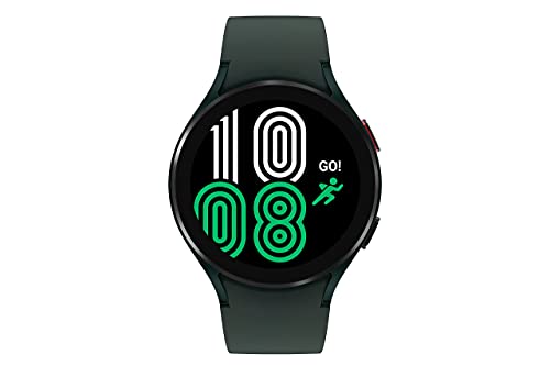 SAMSUNG Galaxy Watch 4, 44mm Smartwatch with ECG Monitor Tracker for Health Fitness Running Sleep Cycles GPS Fall Detection LTE US Version, Green (Renewed)