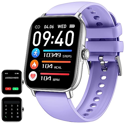 CanMixs Smart Watch for Android Phones iOS Waterproof Smart Watches for Women Men(Answer/Make Call) Sports Digital Watch Fitness Tracker Heart Rate Blood Oxygen Sleep Monitor Compatible Samsung iPhone