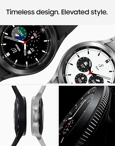 Samsung Electronics Galaxy Watch 4 Classic R890 46mm Smartwatch GPS WiFi (International Model) (Silver)