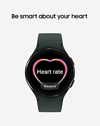 SAMSUNG Galaxy Watch 4, 44mm Smartwatch with ECG Monitor Tracker for Health Fitness Running Sleep Cycles GPS Fall Detection LTE US Version, Green (Renewed)