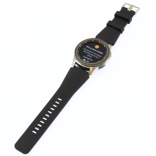 SAMSUNG SM-R805UZSAXAR Galaxy Watch Smartwatch 46mm Stainless Steel LTE GSM (Unlocked), Phone, Silver (Renewed)