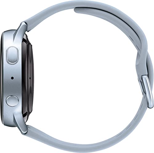 Samsung Galaxy Watch Active 2 (40mm, GPS, Bluetooth) Smart Watch with Advanced Health Monitoring, Fitness Tracking, and Long Lasting Battery, Silver, SM-R830NZSCXAR (Renewed)