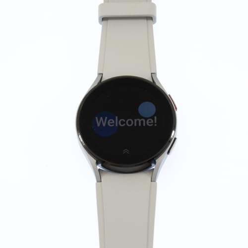 SAMSUNG Electronics Galaxy Watch 4 40mm Smartwatch with ECG Monitor Tracker for Health Fitness Running Sleep Cycles GPS Fall Detection Bluetooth US Version, Silver (Renewed)