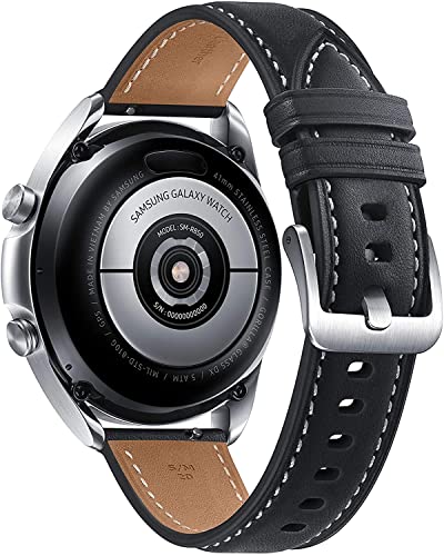 Samsung Galaxy Watch 3 (41mm, GPS, Bluetooth) Smart Watch with Advanced Health monitoring, Fitness Tracking , and Long lasting Battery - Mystic Silver (US Version)- (Renewed)