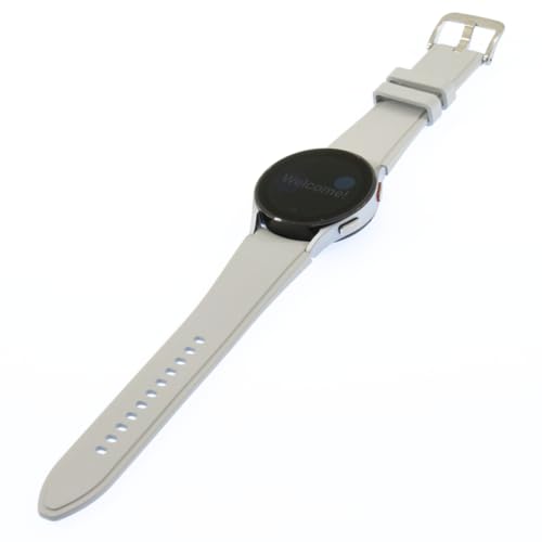 SAMSUNG Electronics Galaxy Watch 4 40mm Smartwatch with ECG Monitor Tracker for Health Fitness Running Sleep Cycles GPS Fall Detection Bluetooth US Version, Silver (Renewed)