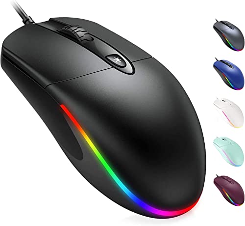 Ergonomic Wired Mouse for Comfortable Computing Experience