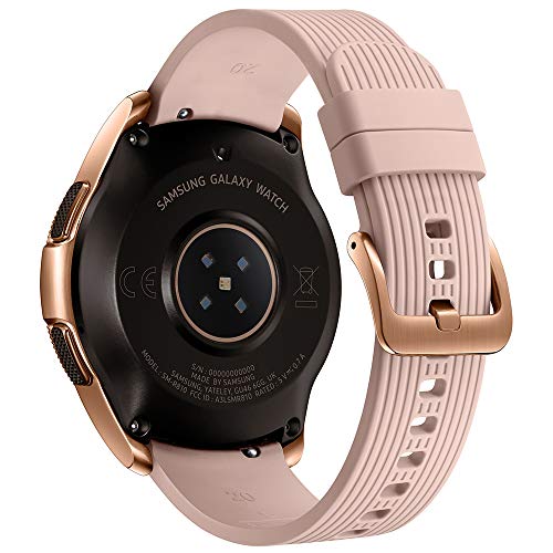 Samsung - Galaxy Watch Smartwatch 42mm Stainless Steel LTE SM-R815UZDAXAR GSM Unlocked - Rose Gold (Renewed)