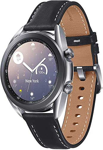 Samsung Galaxy Watch 3 (41mm, GPS, Bluetooth) Smart Watch with Advanced Health monitoring, Fitness Tracking , and Long lasting Battery - Mystic Silver (US Version)- (Renewed)
