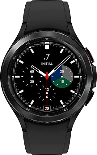 Samsung Galaxy Watch 4 Classic 42mm Smartwatch with ECG Monitor Tracker for Health Fitness Running Sleep Cycles GPS Fall Detection LTE US Version, Black (Renewed)