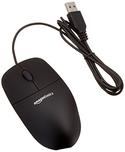 Amazon Basics 3-Button Wired USB Mouse - 30 Pack