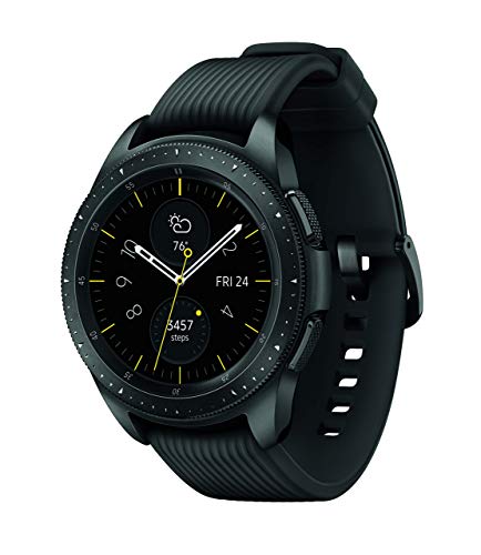 Samsung Galaxy Watch (42mm) SM-R810NZKAXAR (Bluetooth) - Heart Rate Monitor, Black (Renewed)