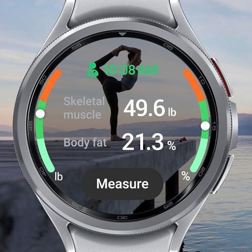 Samsung Galaxy Watch 6 Classic (47mm, GPS) 1.5" Super AMOLED, Bluetooth Smartwatch w/ Rotating Bezel, Water Resistant, BP Monitor, R960 (Black) (Renewed)