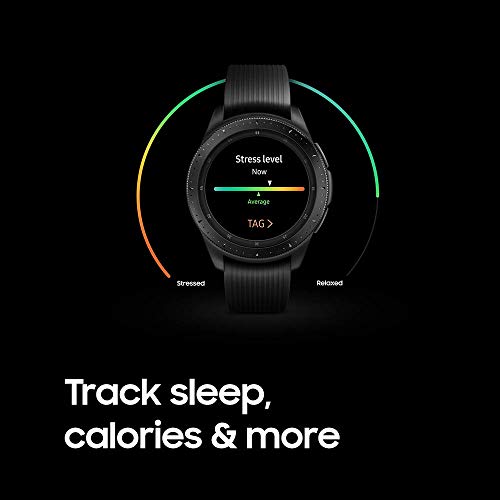 Samsung Galaxy Watch (42mm) SM-R810NZKAXAR (Bluetooth) - Heart Rate Monitor, Black (Renewed)