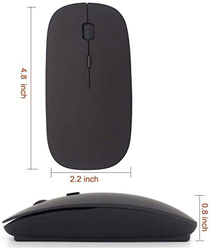 ZERU Rechargeable Bluetooth Wireless Mouse for Devices