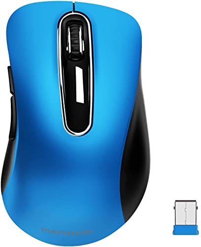 Memzuoix 2.4G Wireless Optical Mouse - Blue