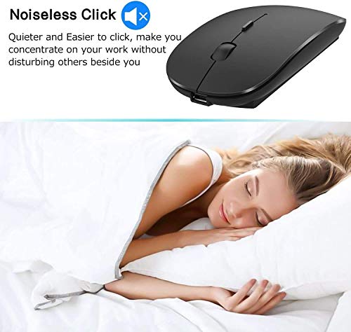 ZERU Rechargeable Bluetooth Wireless Mouse for Devices