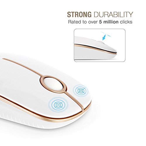 VssoPlor Wireless Slim Mouse with Nano Receiver