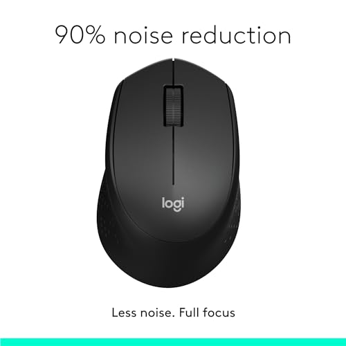 Logitech M330 Silent Wireless Mouse - Black