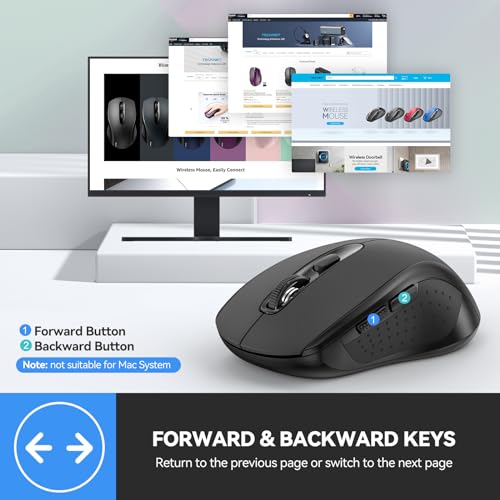 TECKNET Bluetooth Wireless Mouse for Laptop & PC