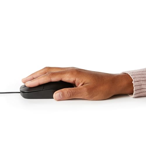 Amazon Basics 3-Button Wired USB Mouse - 30 Pack