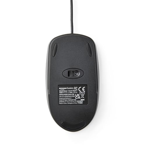 Amazon Basics 3-Button Wired USB Mouse - 30 Pack