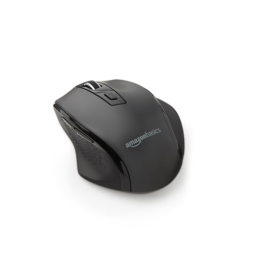 Ergonomic 2.4 GHz Wireless Optical Mouse - Black