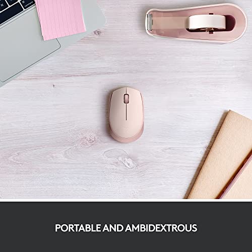 Logitech M170 Wireless Mouse - Rose Color