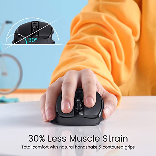 HOTWEEMS USB Wireless Ergonomic Mouse - 2400 DPI