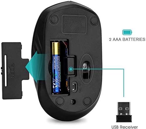 Rii 2.4G Wireless Mouse for PC and Laptop