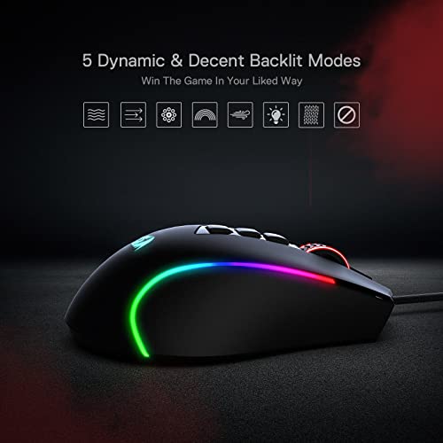 Redragon M612 Predator RGB Wired Gaming Mouse
