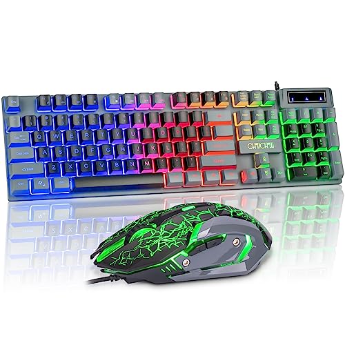 CHONCHOW RGB Gaming Keyboard and Mouse Combo
