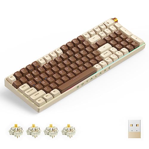 RoyalAxe R100 Tri-Mode Wireless Mechanical Keyboard