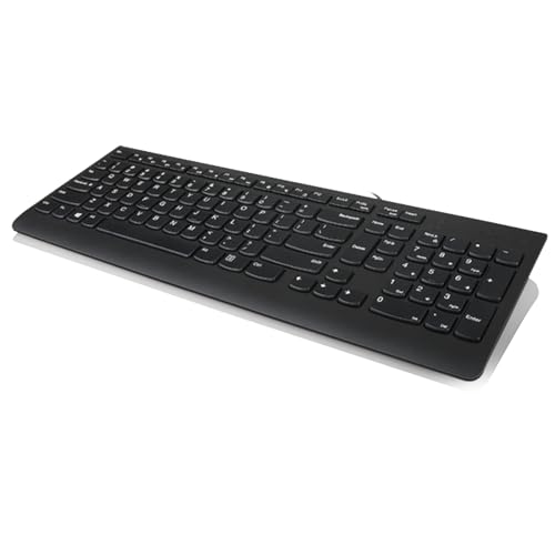 Lenovo 300 Wired Ergonomic USB Keyboard - Black