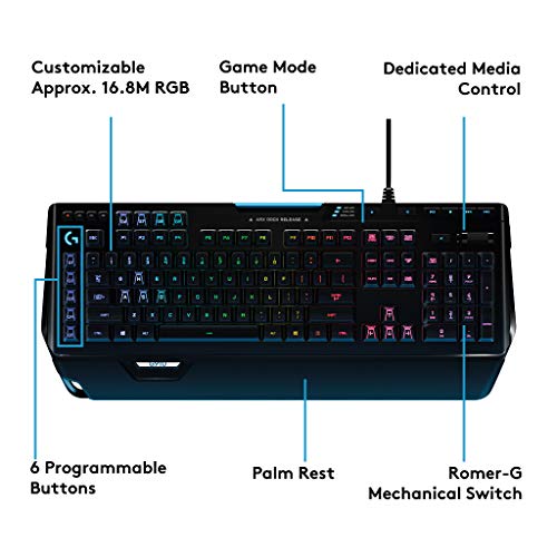 Logitech G910 Orion Spectrum RGB Gaming Keyboard