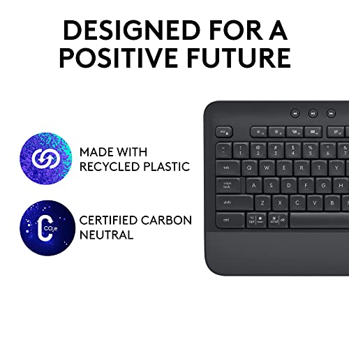 Logitech K650 Wireless Comfort Keyboard with Wrist Rest