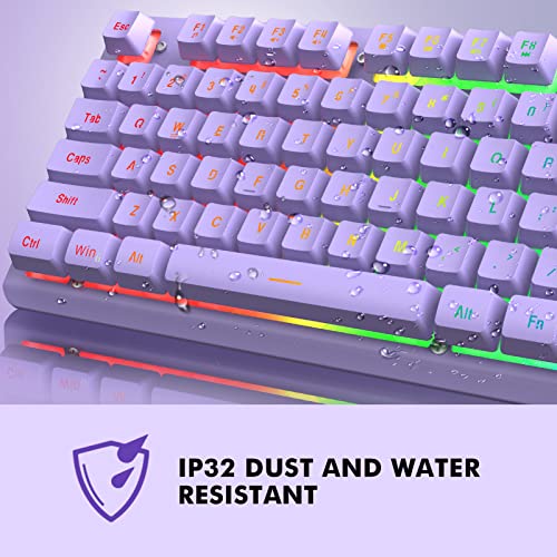 NPET K10 RGB Wired Gaming Keyboard - Silent & Durable