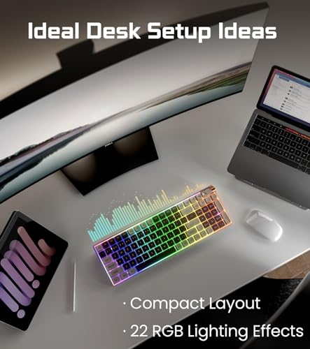 RoyalAxe R100 Tri-Mode Wireless Mechanical Keyboard