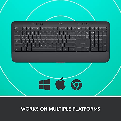 Logitech K650 Wireless Comfort Keyboard with Wrist Rest