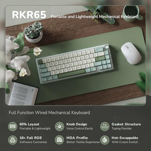 RK ROYAL KLUDGE R65 60% RGB Mechanical Keyboard
