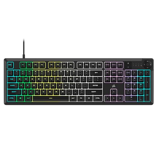 Corsair K55 CORE RGB Gaming Keyboard - Quiet & Responsive