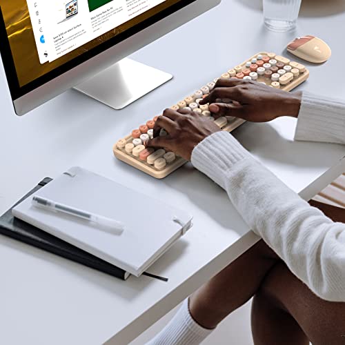 MOFII Retro Wireless Keyboard and Mouse Combo