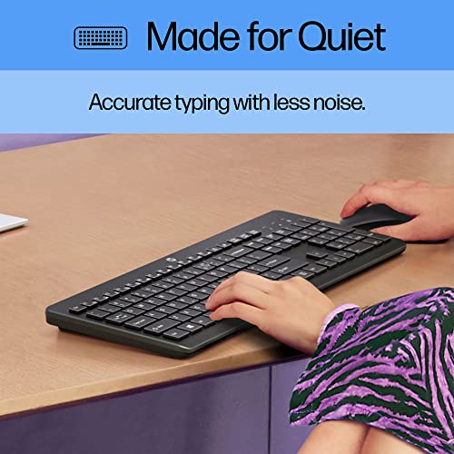 HP 230 Wireless Keyboard - Quiet Low-Profile Design